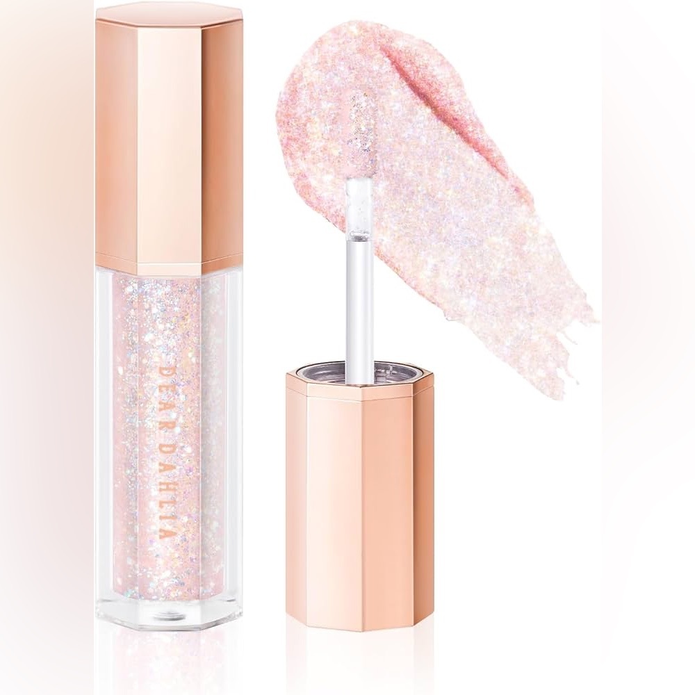 DEAR DAHLIA Paradise Shine Eye Sequins Eyeshadow Enchanted Pink Sparkle NWOB
